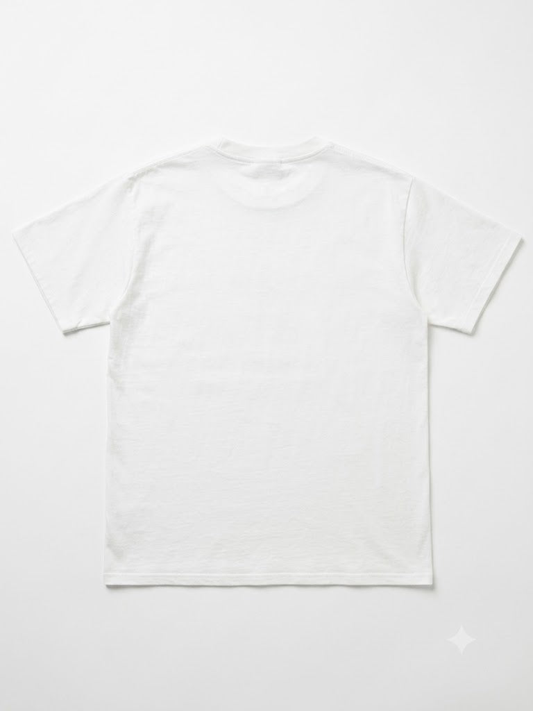 3D Plush Patchwork Graphic Oversized T-Shirt – White