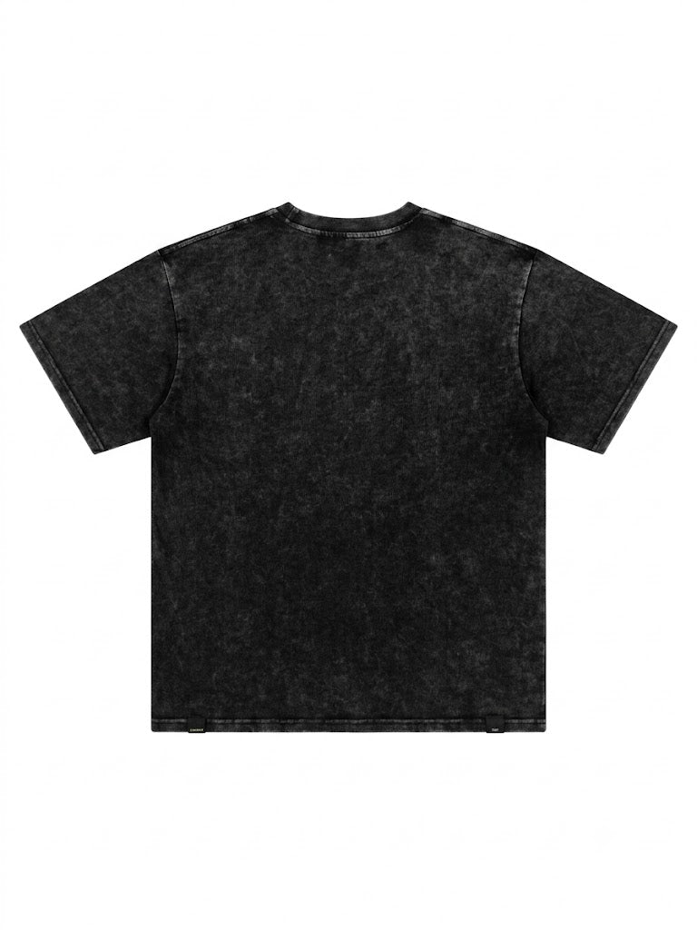 Y2K Rhinestone Graphic Oversized T-Shirt | Black