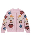 Pink Rhinestone Long Sleeve Top