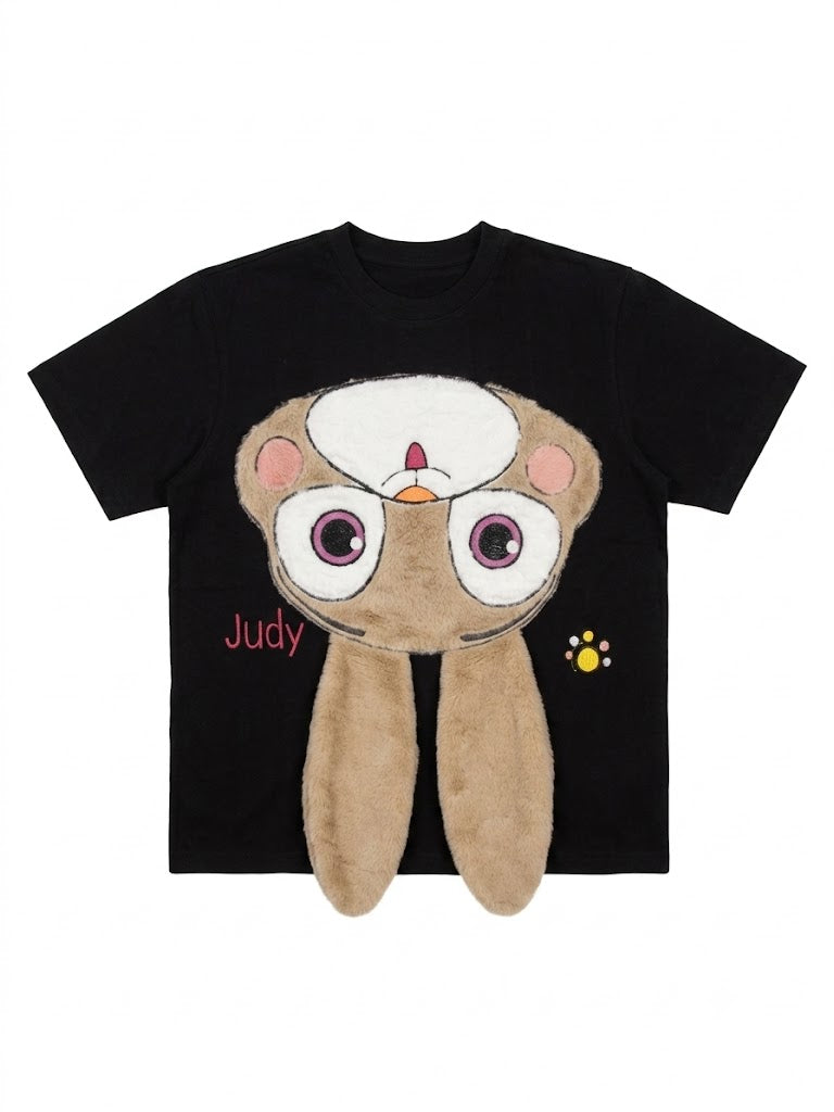 3D Plush Graphic T-Shirt
