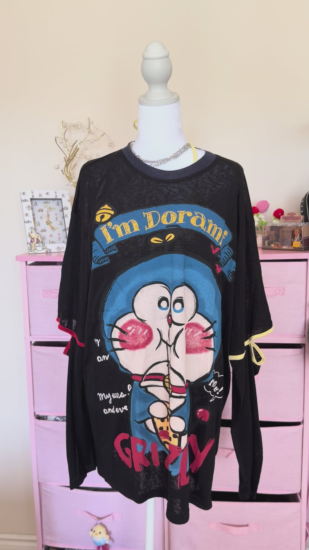 Cute Cartoon Layered Long Sleeve Top | Y2K Kawaii Streetwear