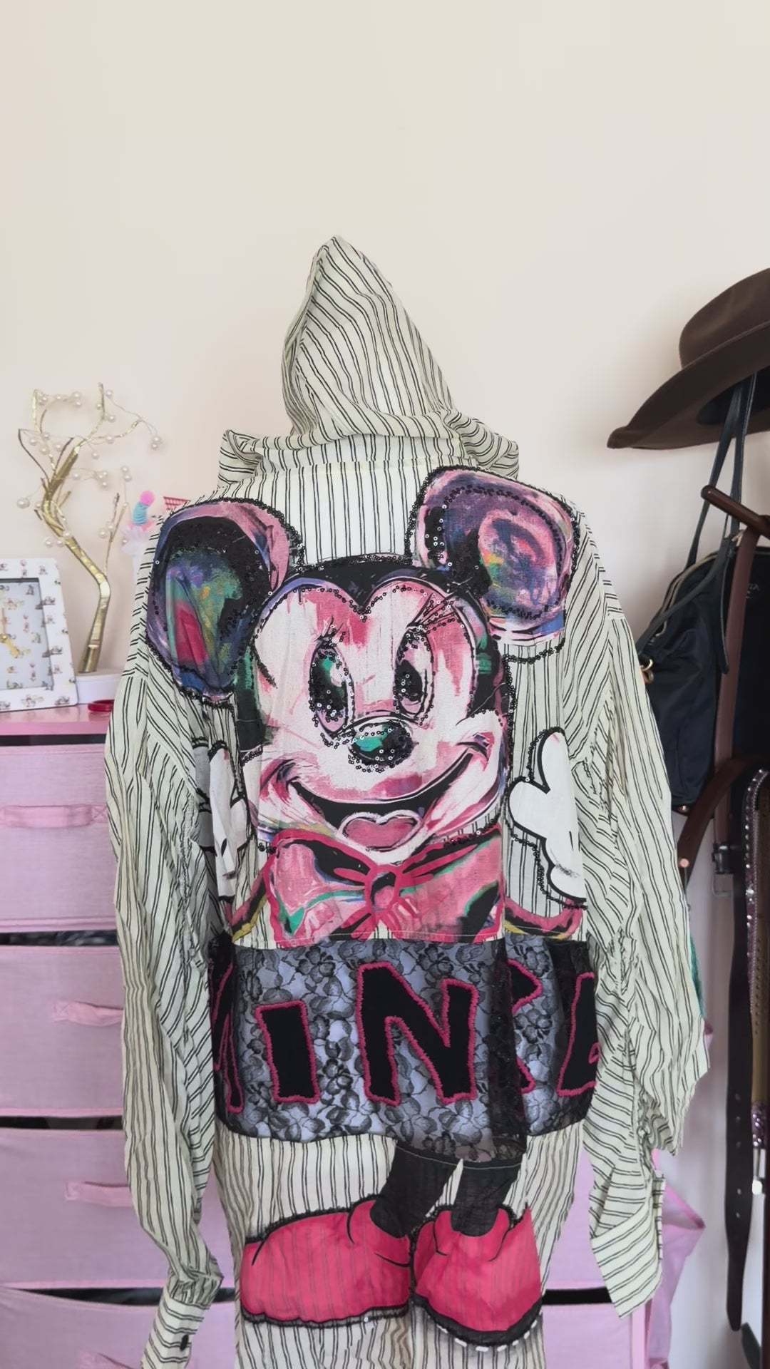 Striped Sheer Lace Panel Hooded Sun Jacket | Lightweight Y2K Cover-Up
