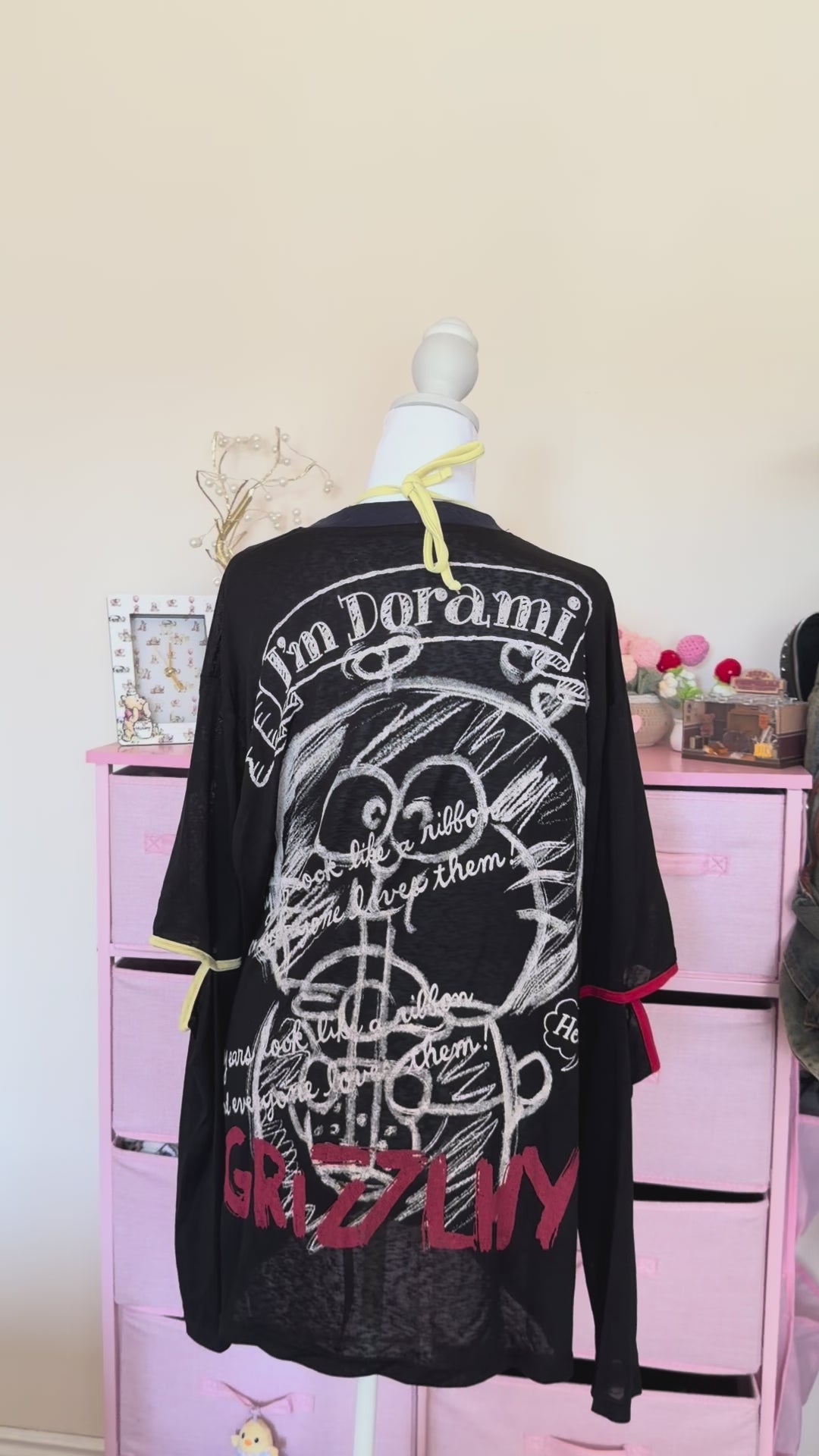 Cute Cartoon Layered Long Sleeve Top | Y2K Kawaii Streetwear
